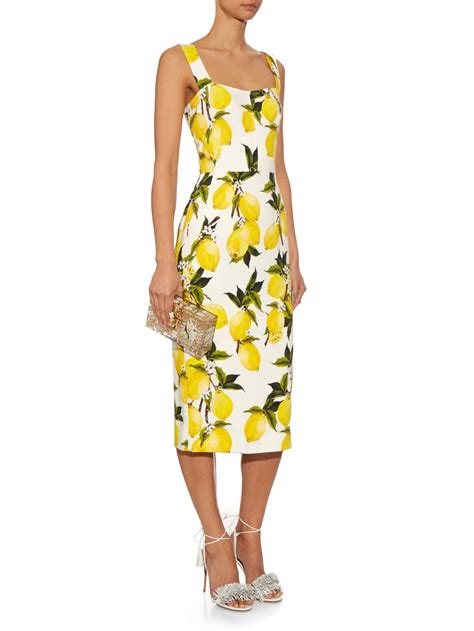 dolce gabbana lemon dress|la dolce vita outfits.